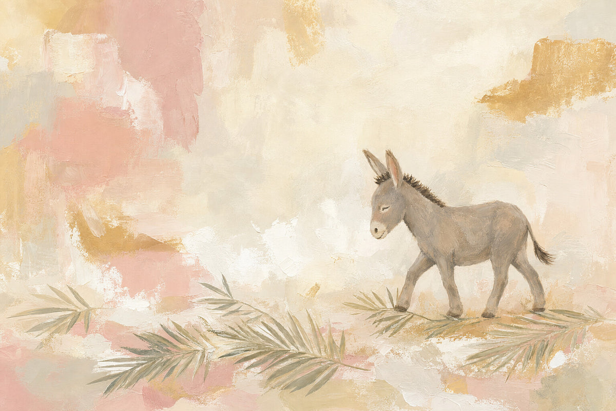 Palm Sunday Donkey artwork