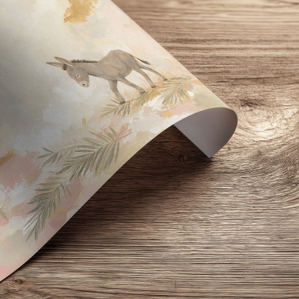 Palm Sunday Donkey paper print