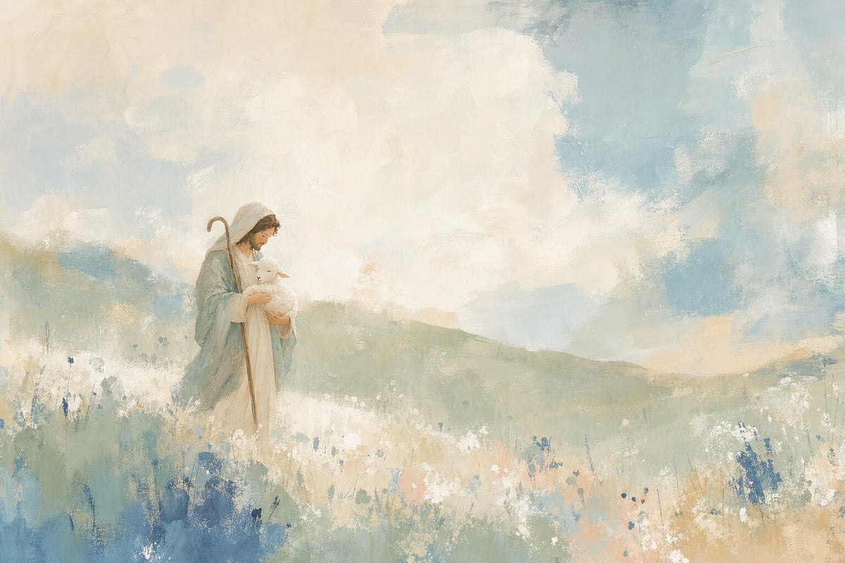 Good Shepherd and Lamb artwork