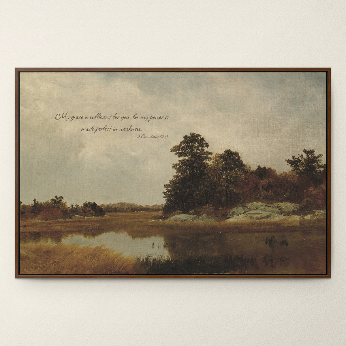 Oaks Beside the Marsh wall art