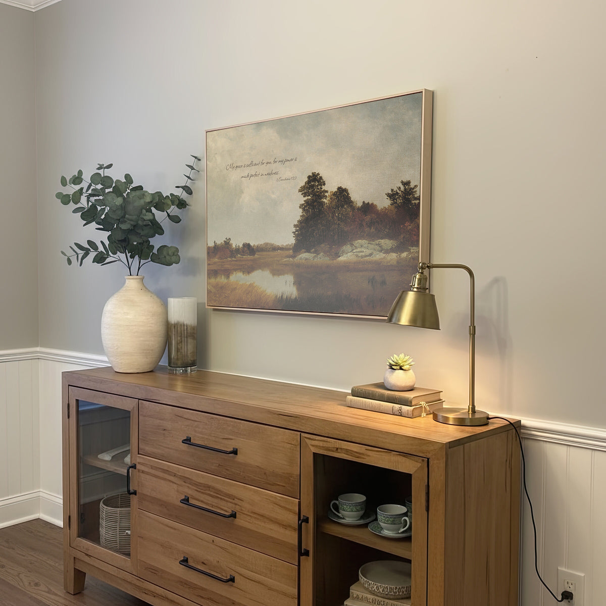 Oaks Beside the Marsh wall art