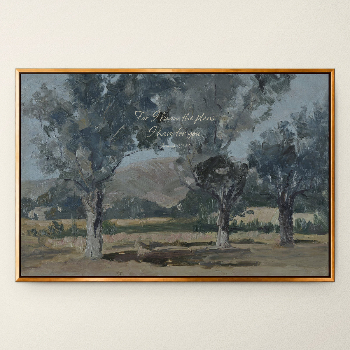 Dusky Oak Grove wall art
