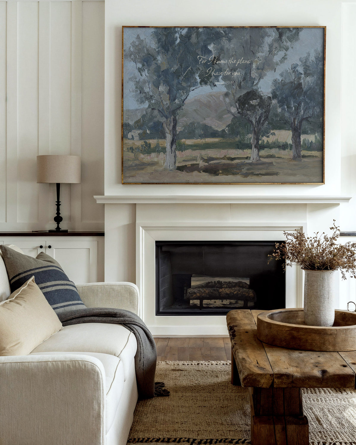 Dusky Oak Grove wall art