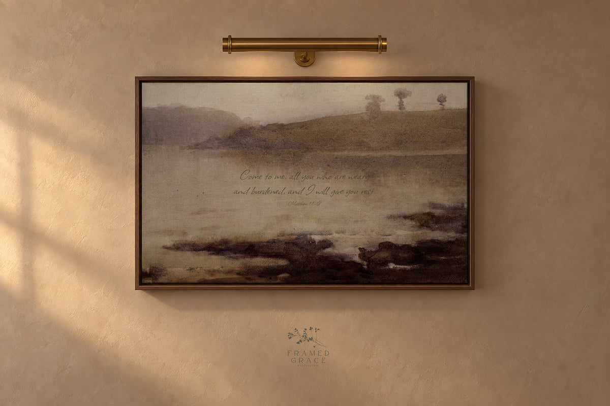 Quiet Grey Lake wall art