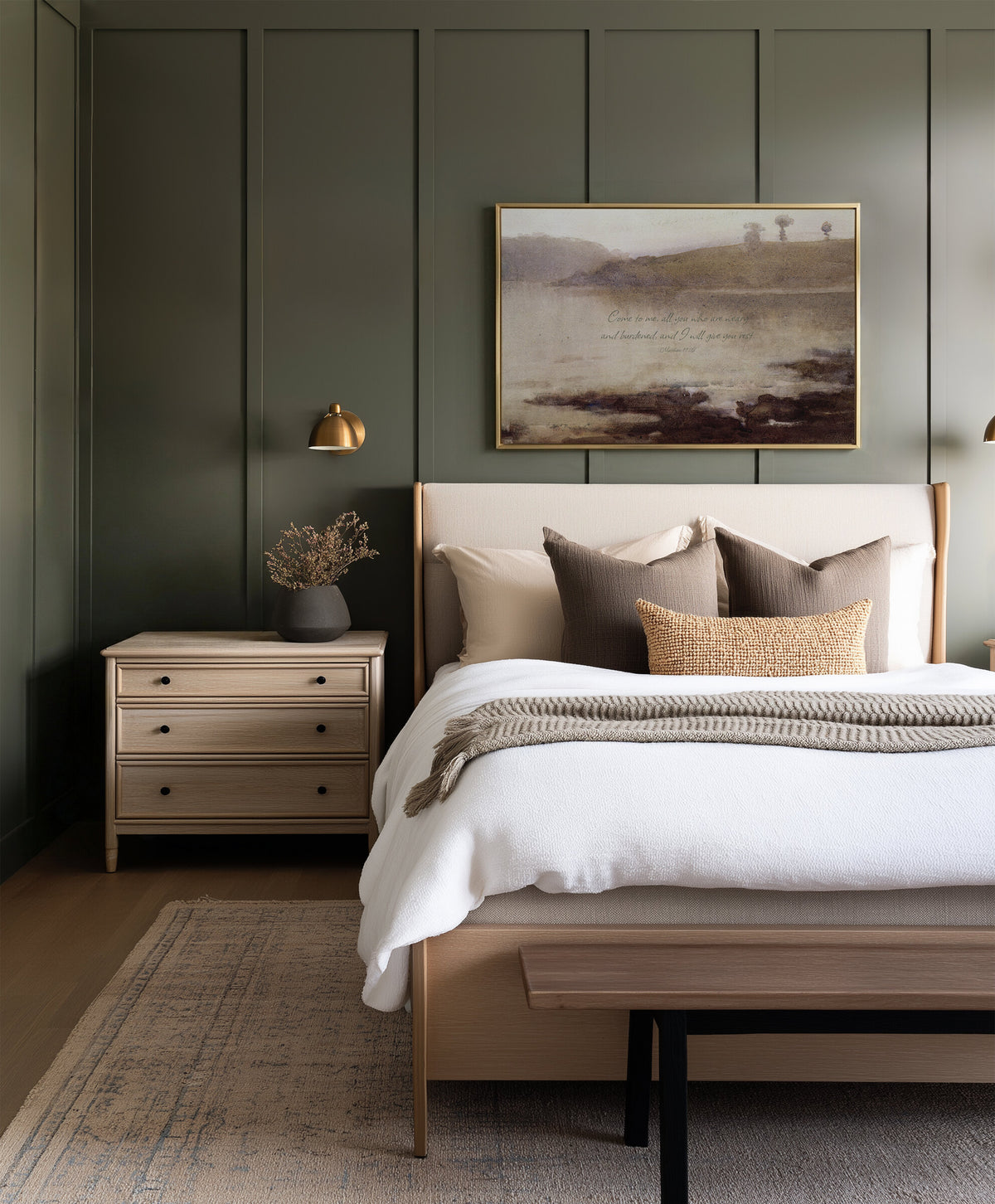 Quiet Grey Lake wall art