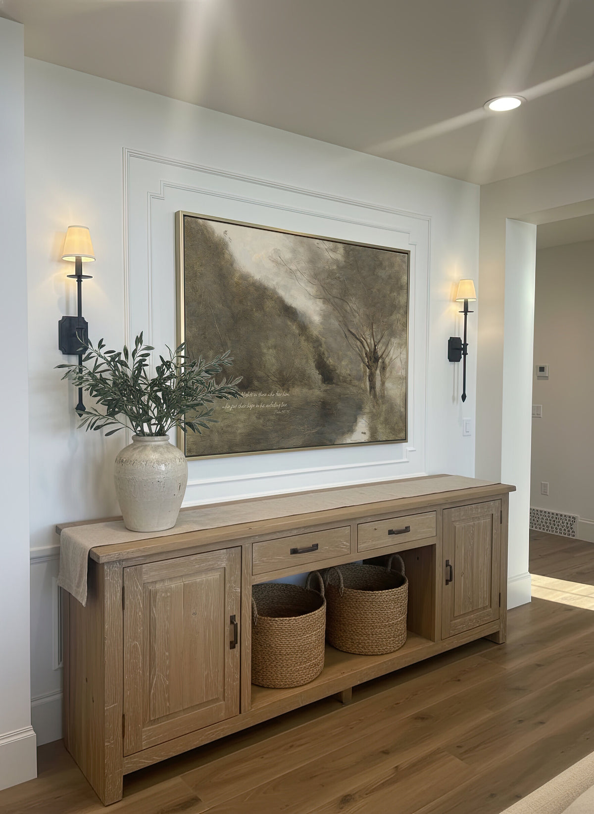 Quiet River and Bare Tree wall art