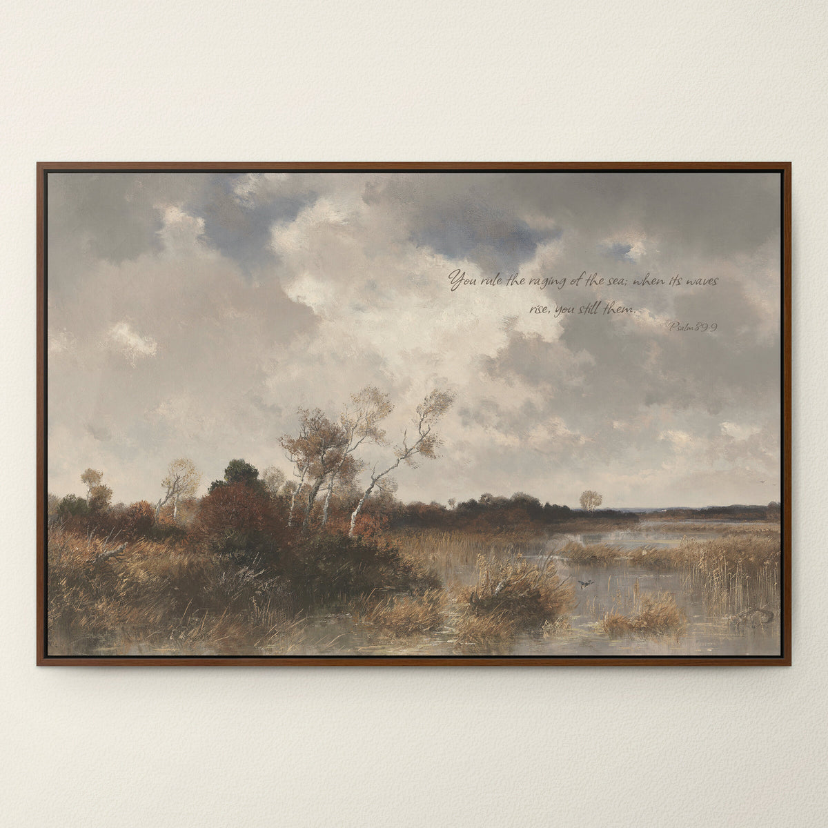 Clouds Above the Wetlands wall art