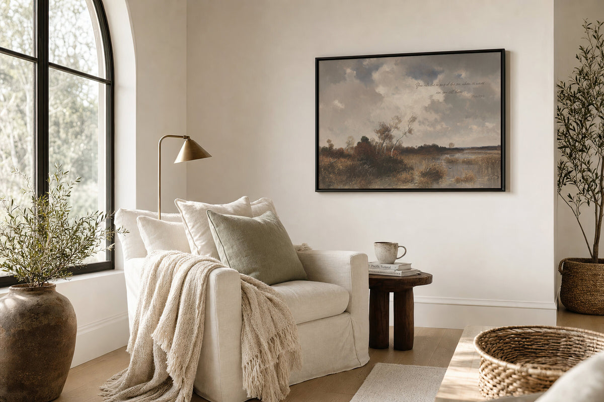 Clouds Above the Wetlands wall art