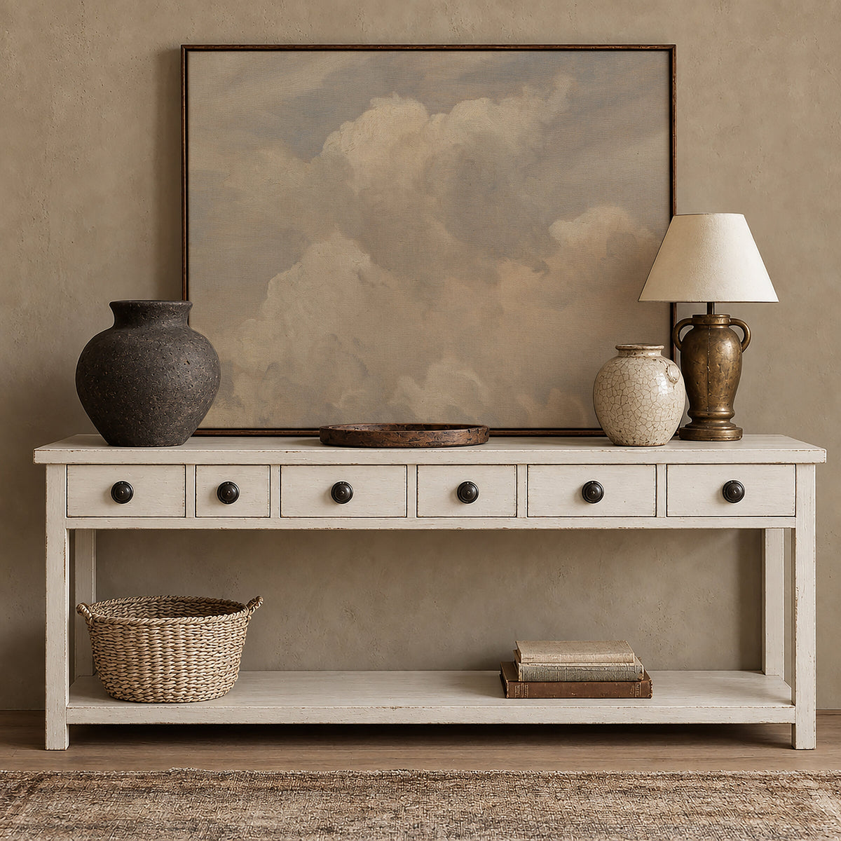 Pale Cloud Study wall art