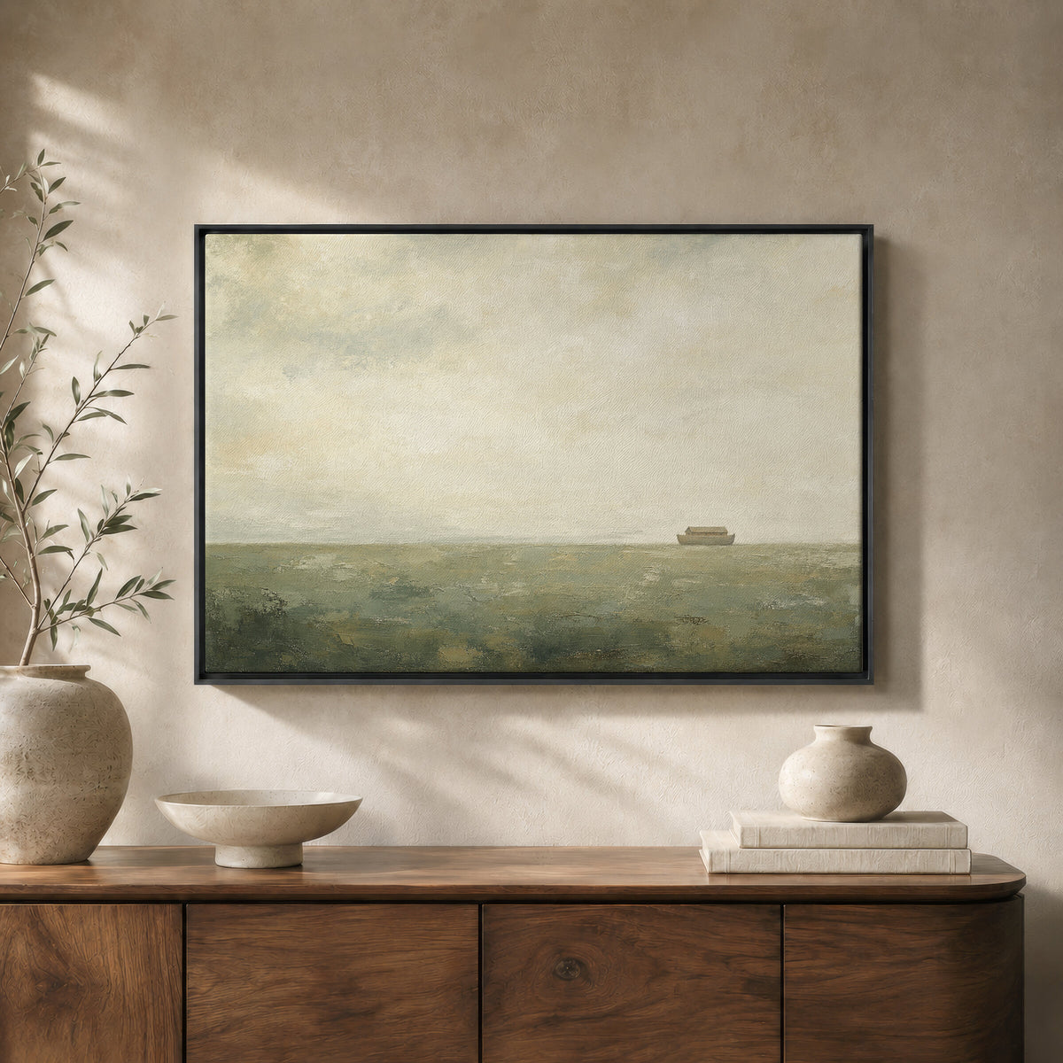 Noah's Ark Horizon Sage wall art