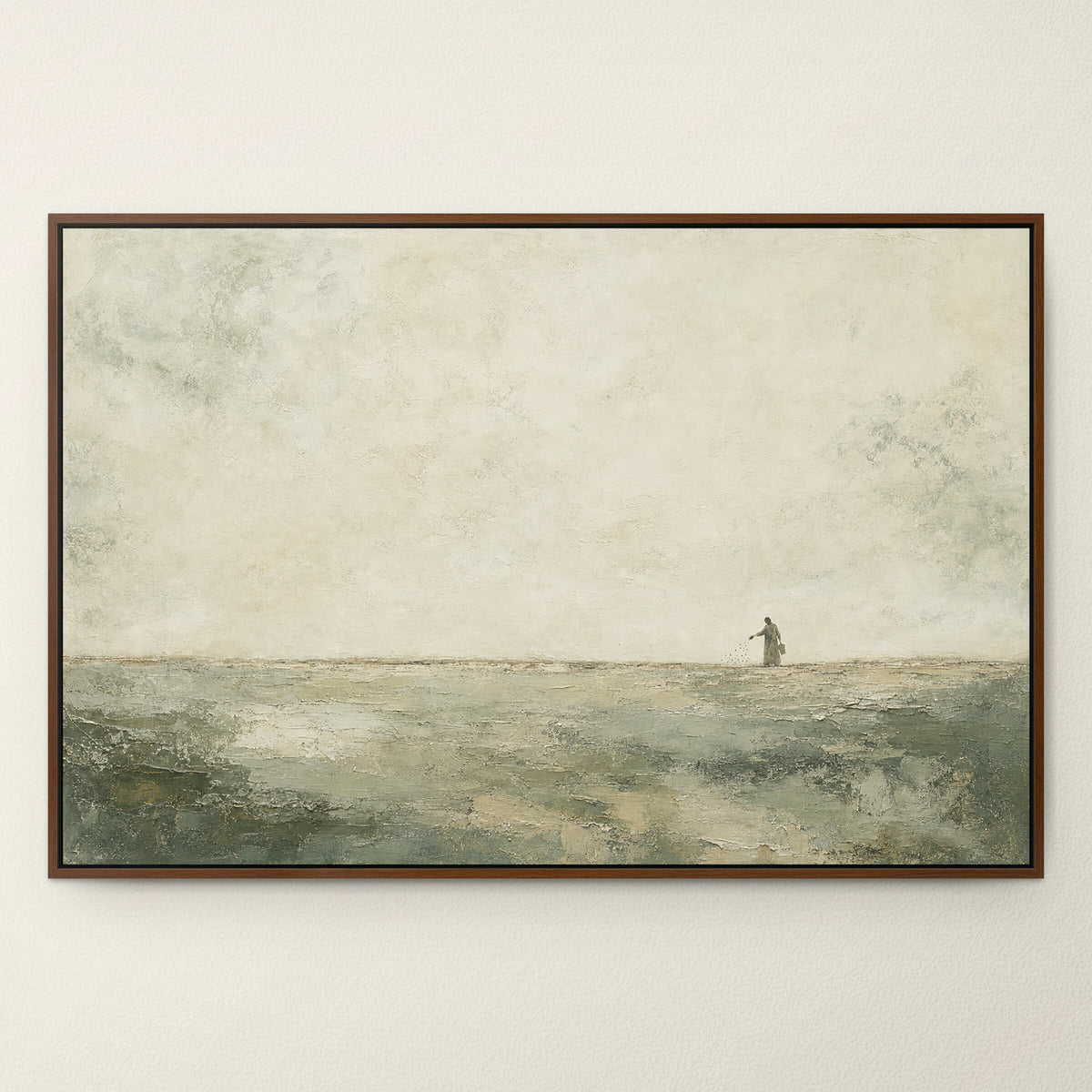 Sower in Field Sage wall art