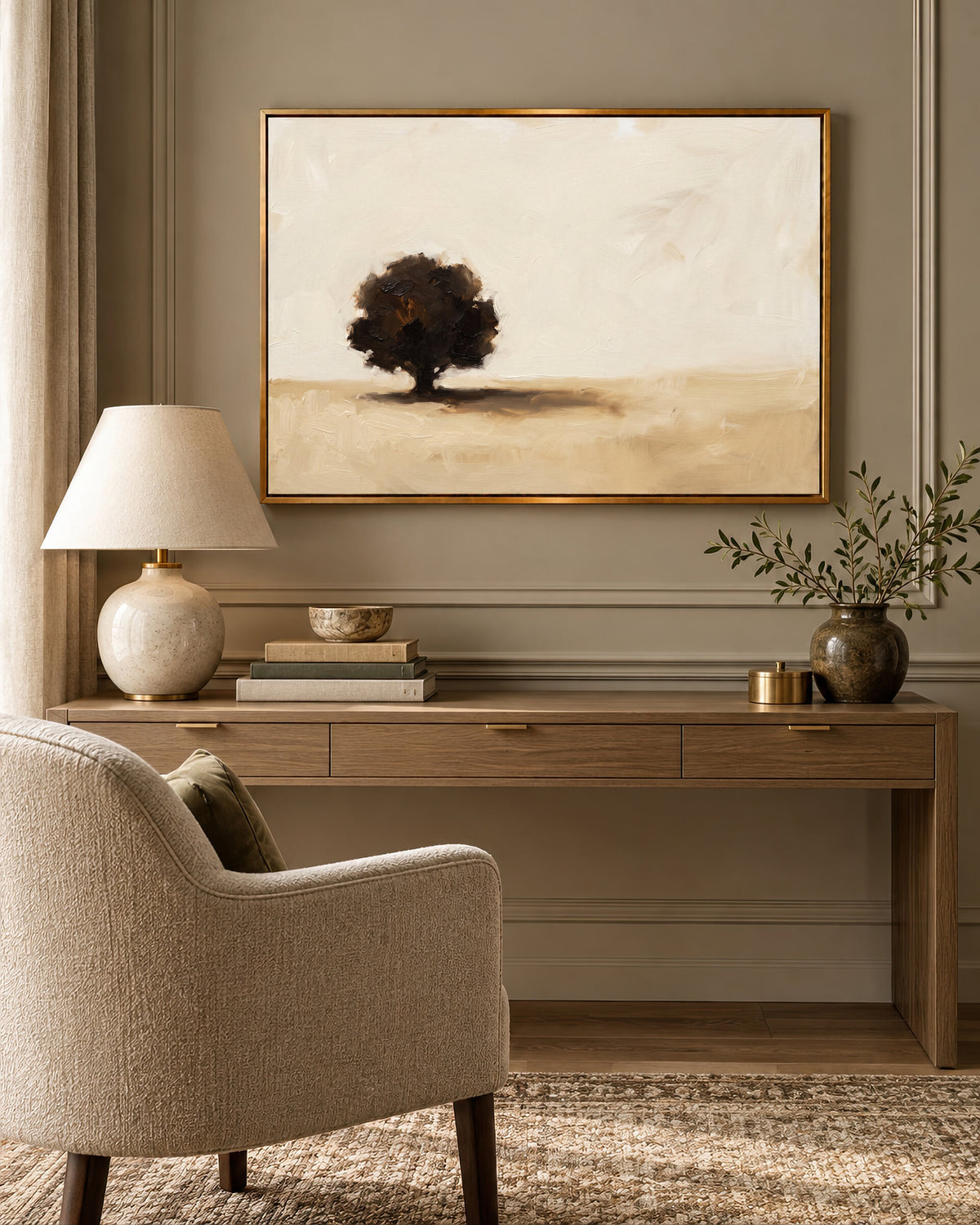 The Tree Alone wall art