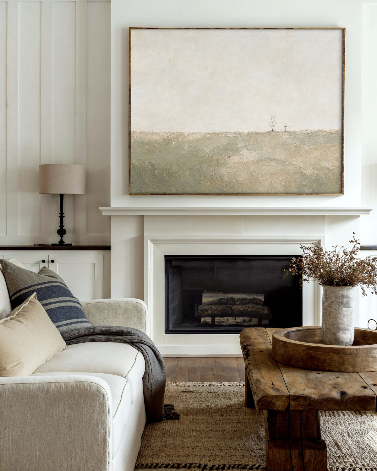 Lone Tree Cross Neutral wall art