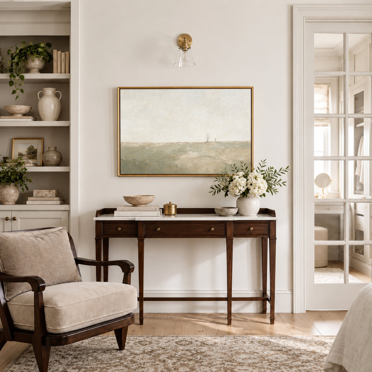 Lone Tree Cross Neutral wall art