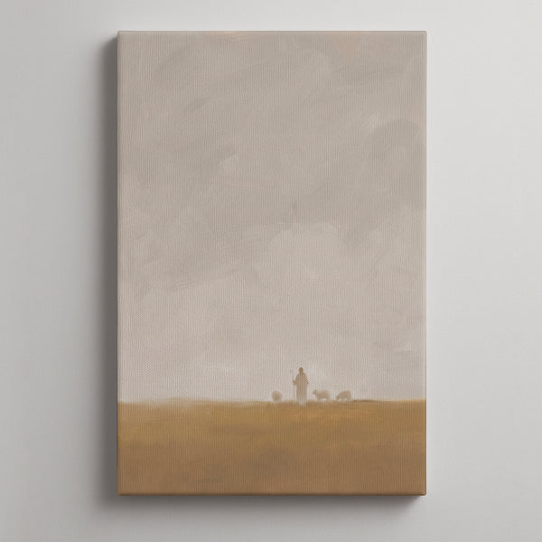 Shepherd on the Horizon unframed canvas