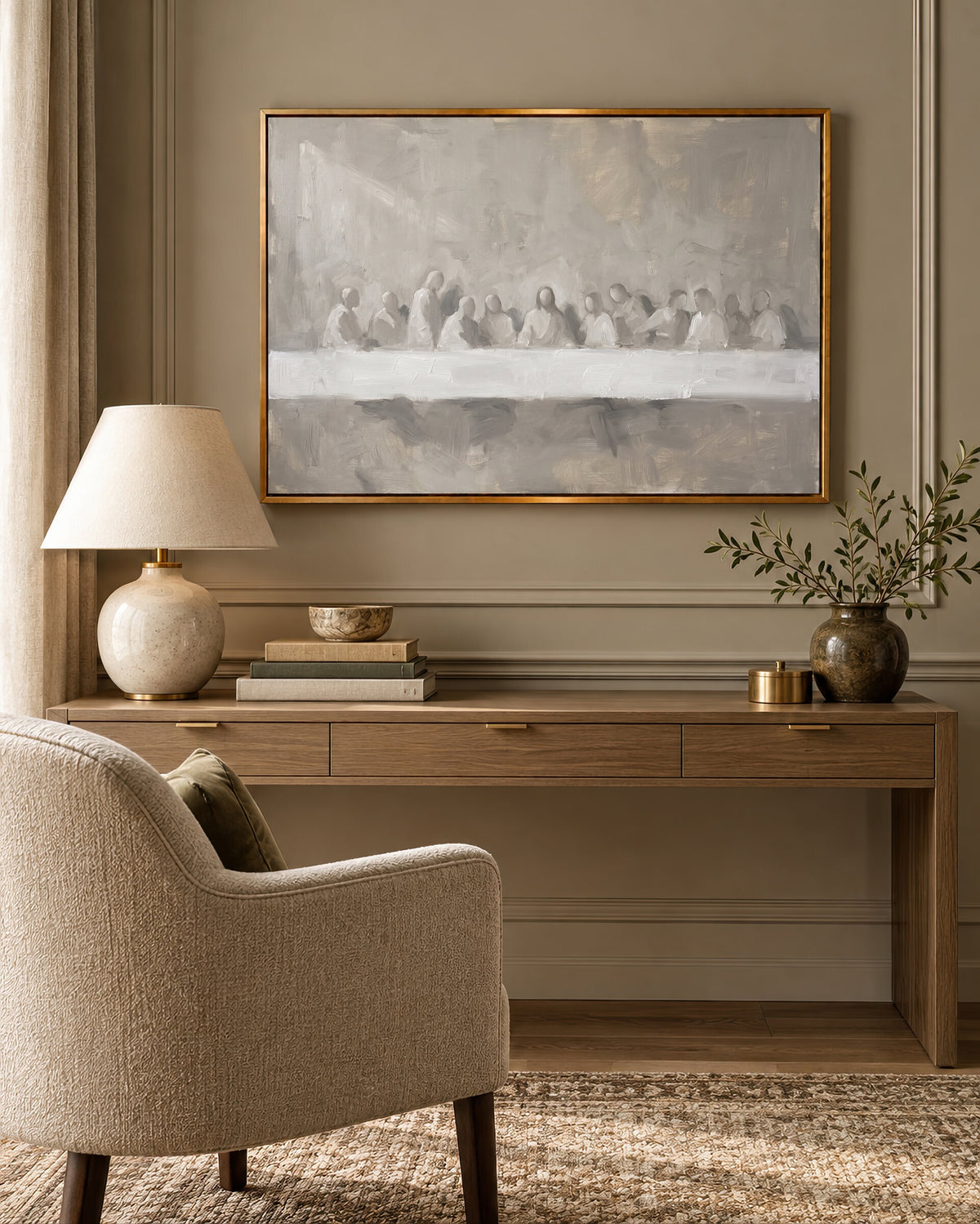 Last Supper Ghost Row wall art