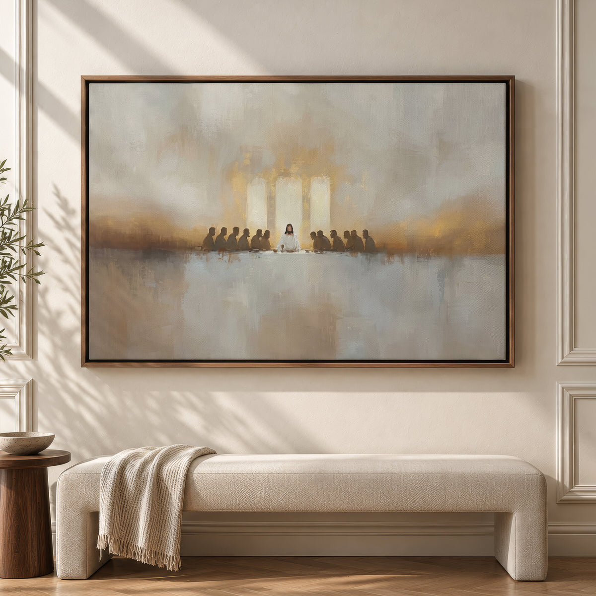 Last Supper Golden Windows wall art