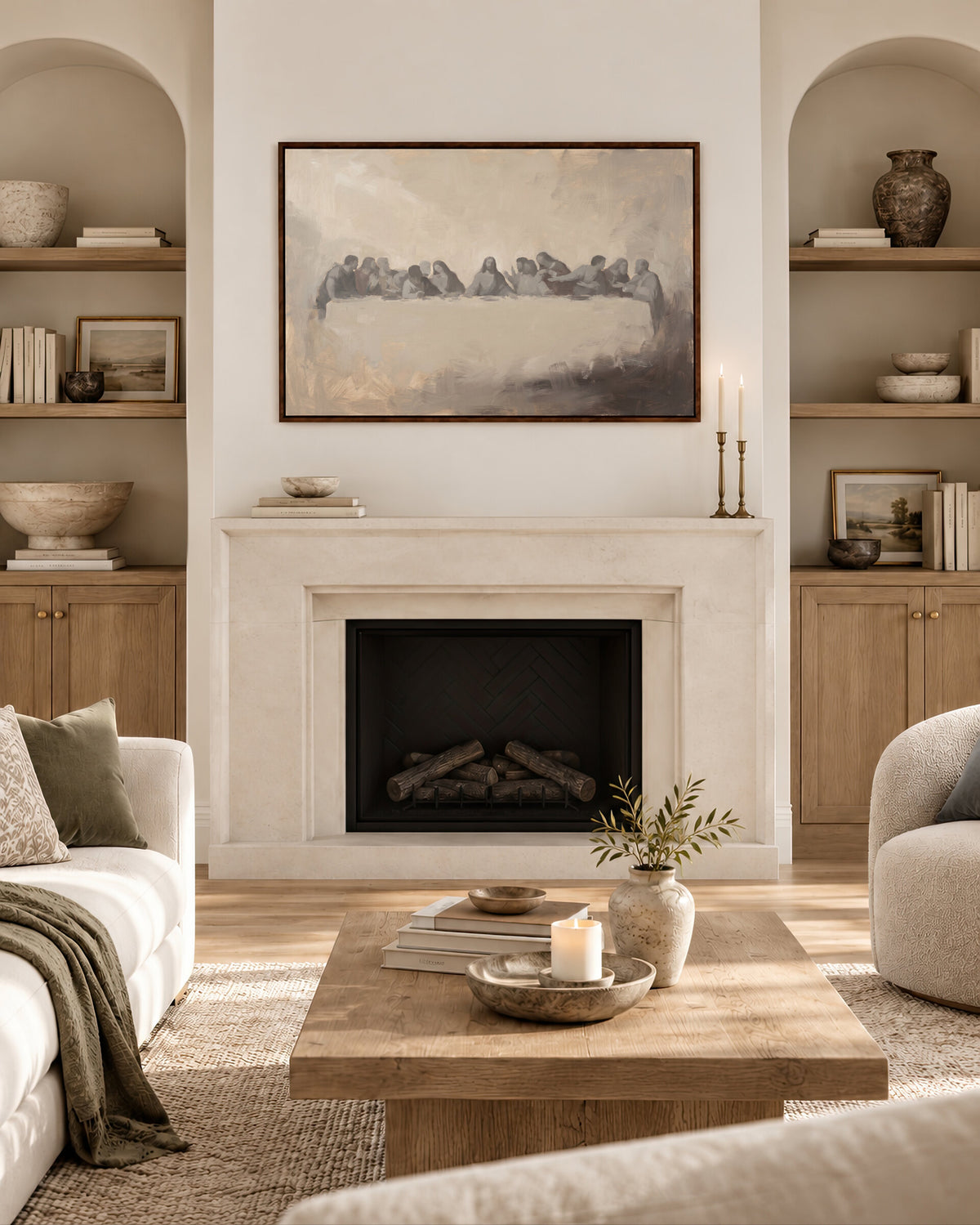 Last Supper at the Grey Table wall art