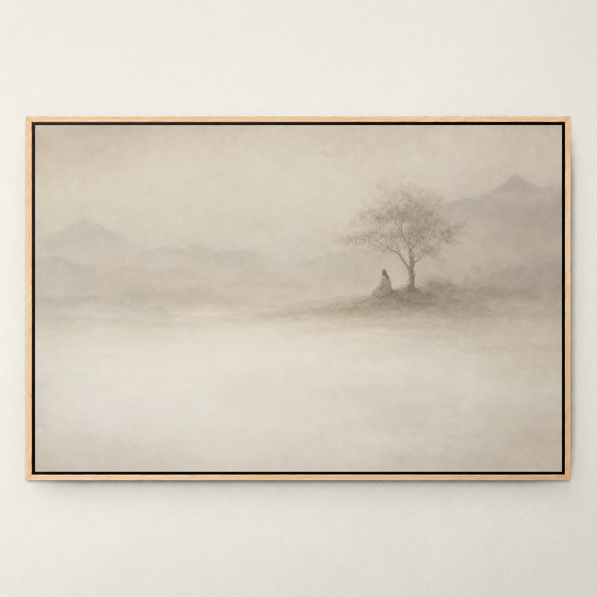 Jesus Beneath the Lone Tree wall art