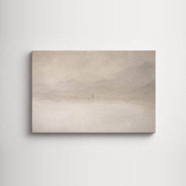 Jesus in the Quiet Valley unframed canvas