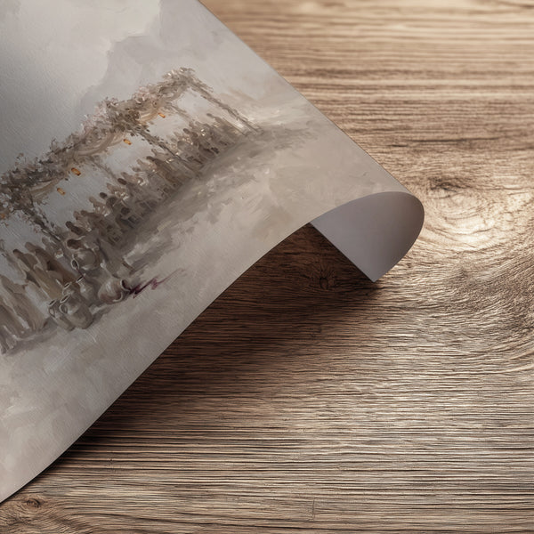 Water to Wine at Cana printed on premium matte art paper