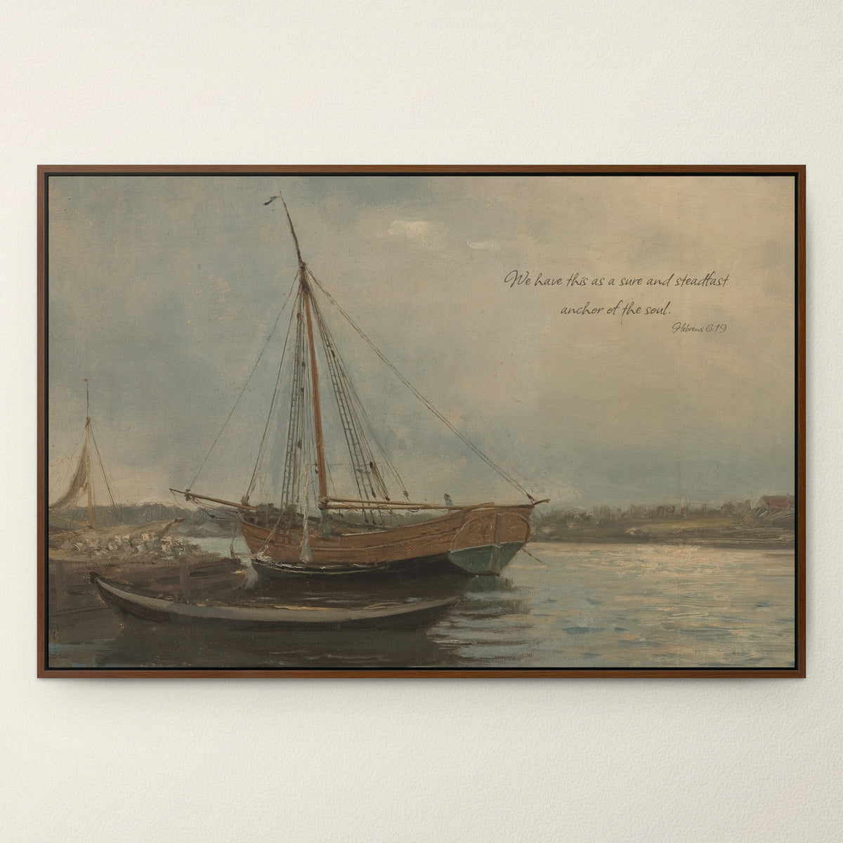 Sailboat Harbor wall art