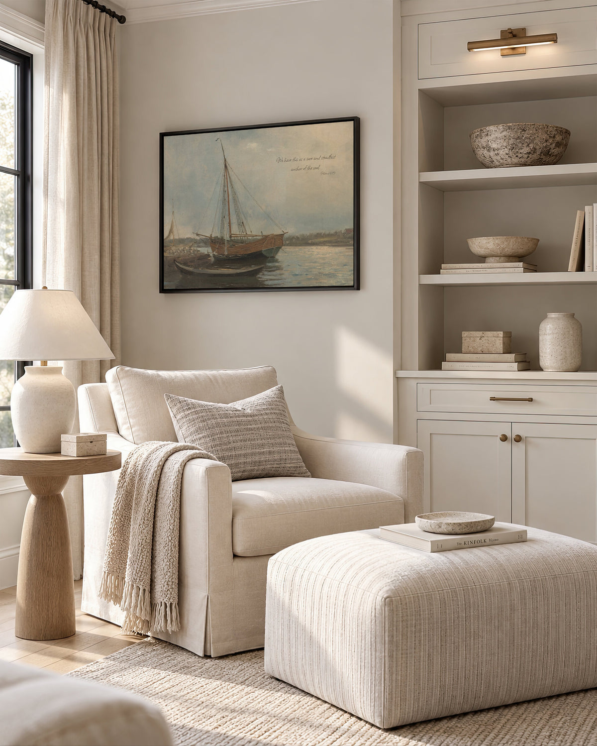 Sailboat Harbor wall art