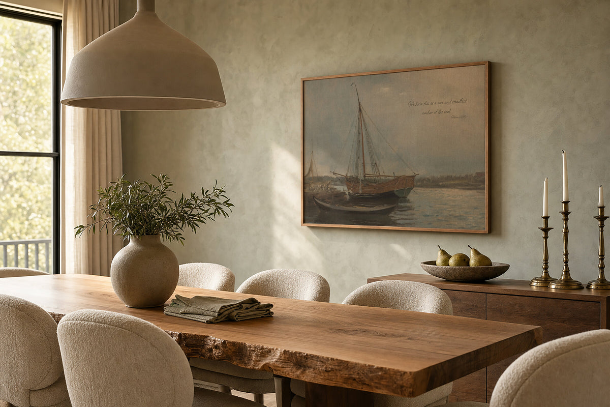 Sailboat Harbor wall art