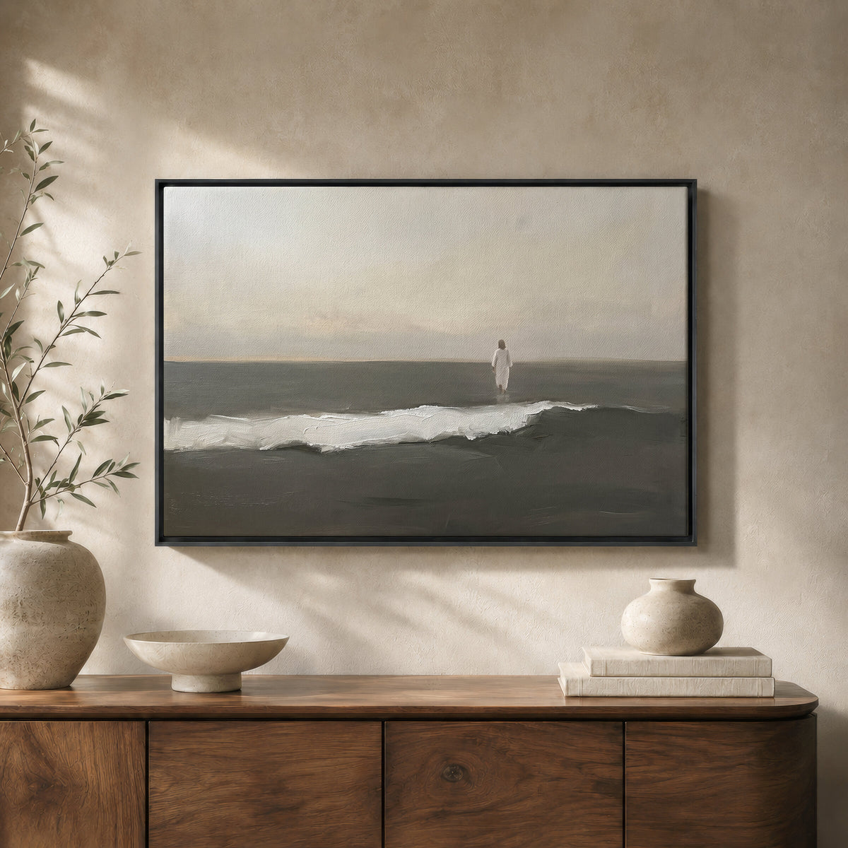 One Wave with Jesus wall art
