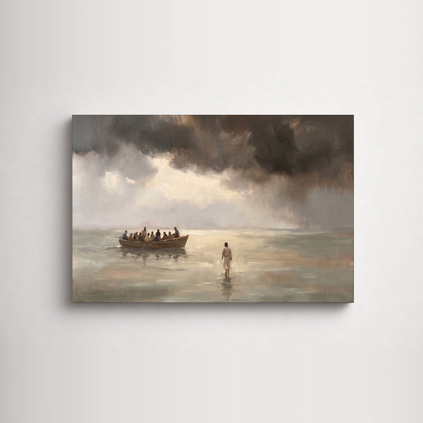 Calm After the Storm as an unframed canvas