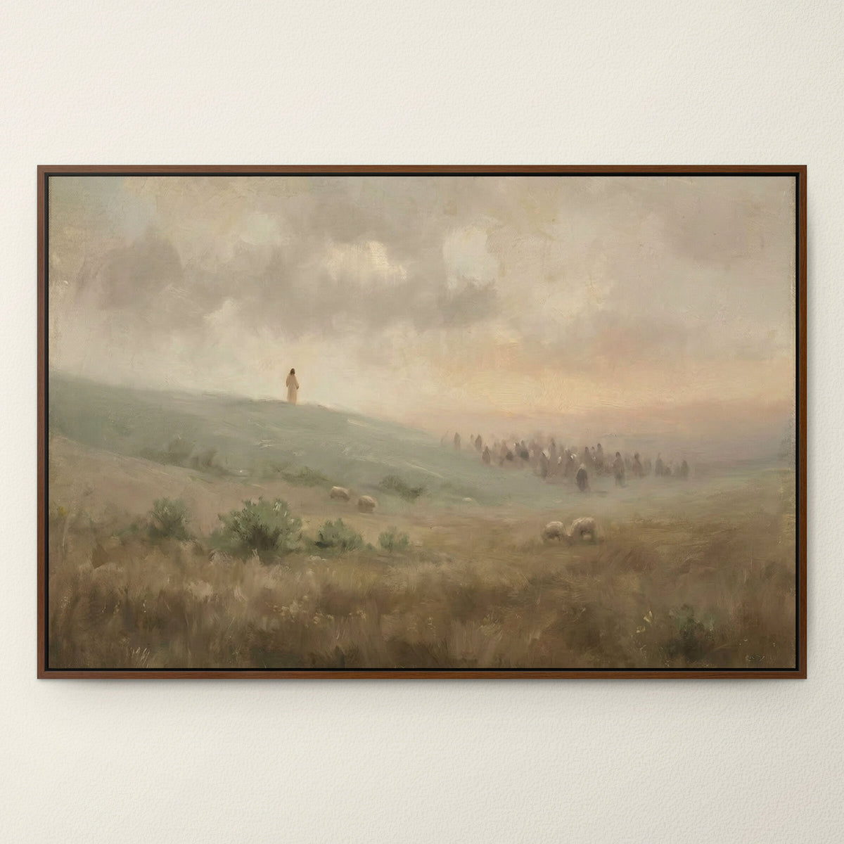 Crowd Distant Teach wall art
