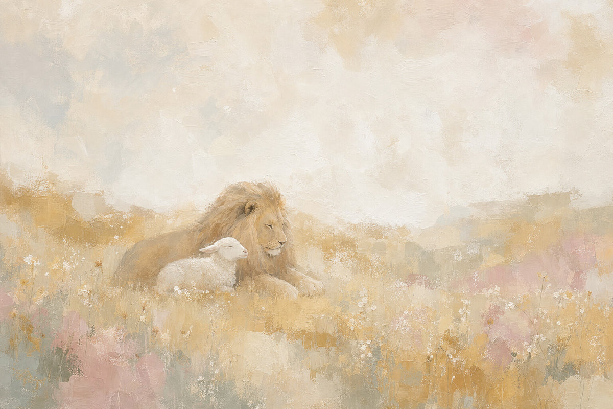 Lion and Lamb artwork