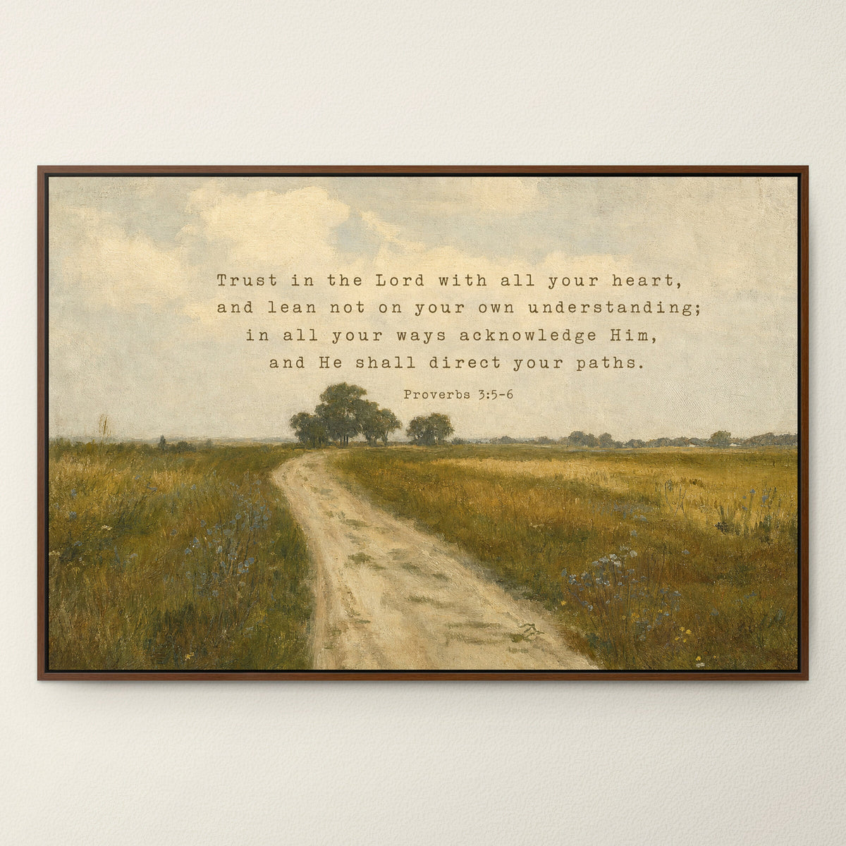 Trust in the Lord Path wall art