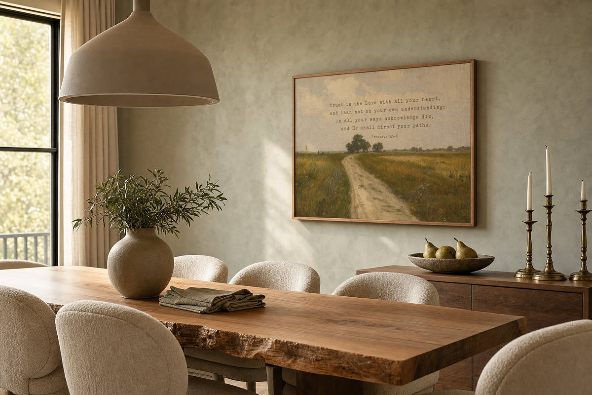 Trust in the Lord Path wall art