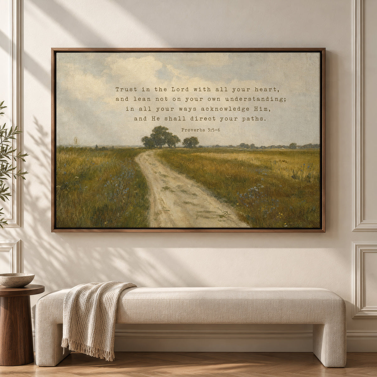 Trust in the Lord Path wall art