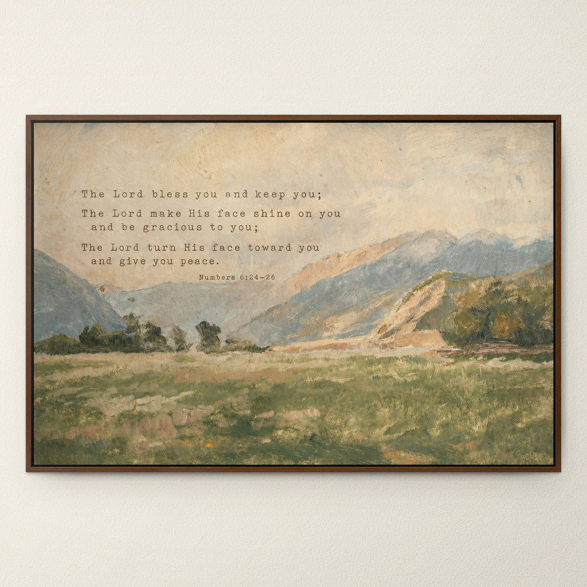Priestly Blessing Valley wall art