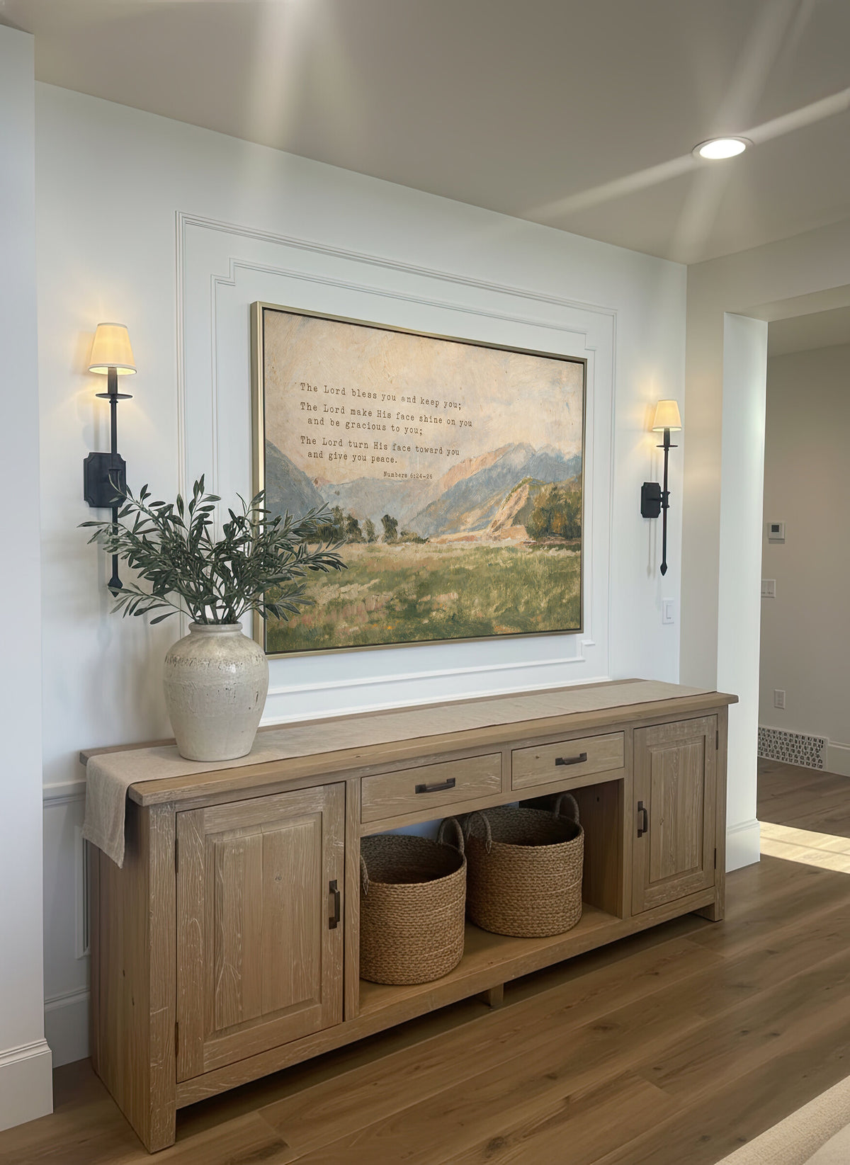 Priestly Blessing Valley wall art