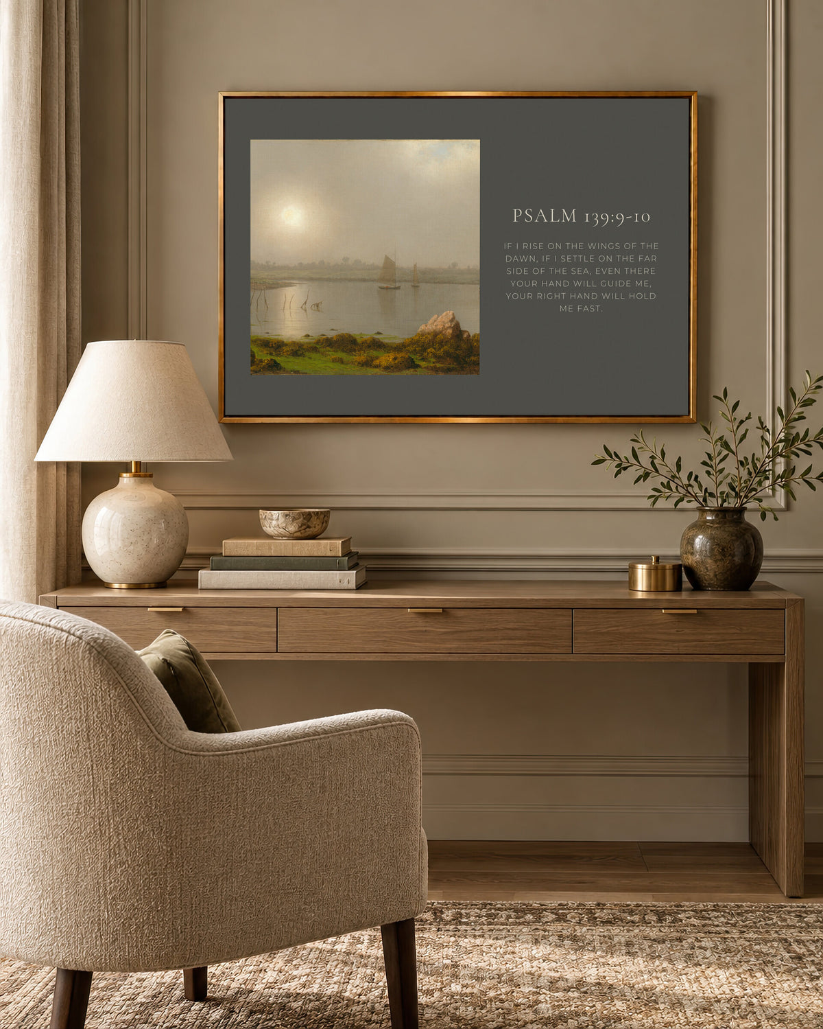 Moonlit Shore wall art