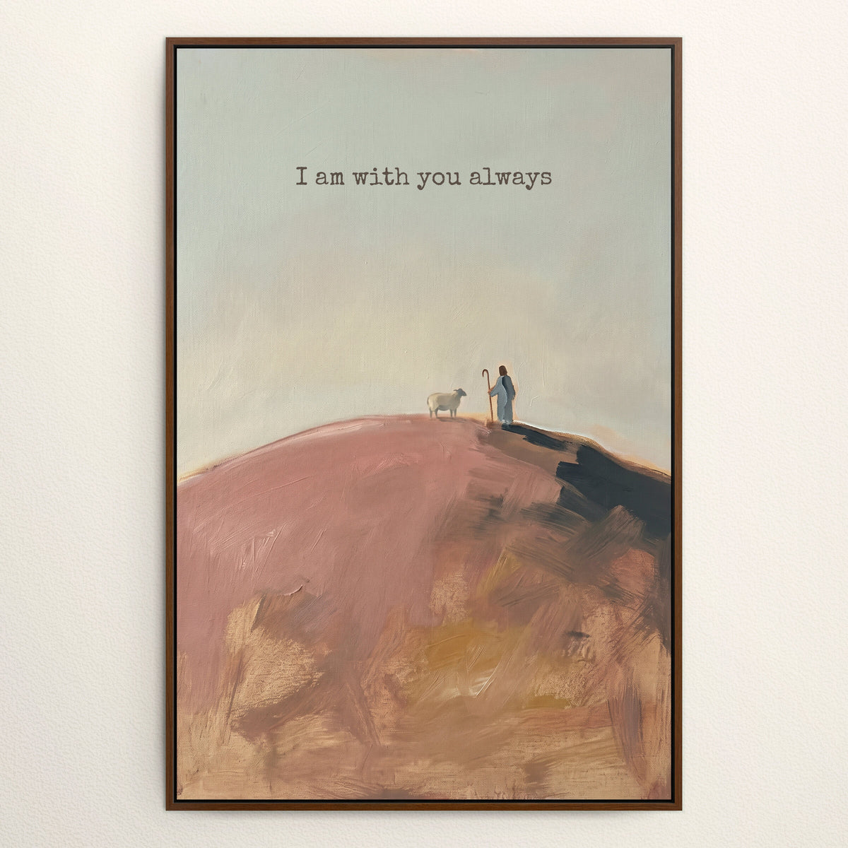 I Am with You Always wall art