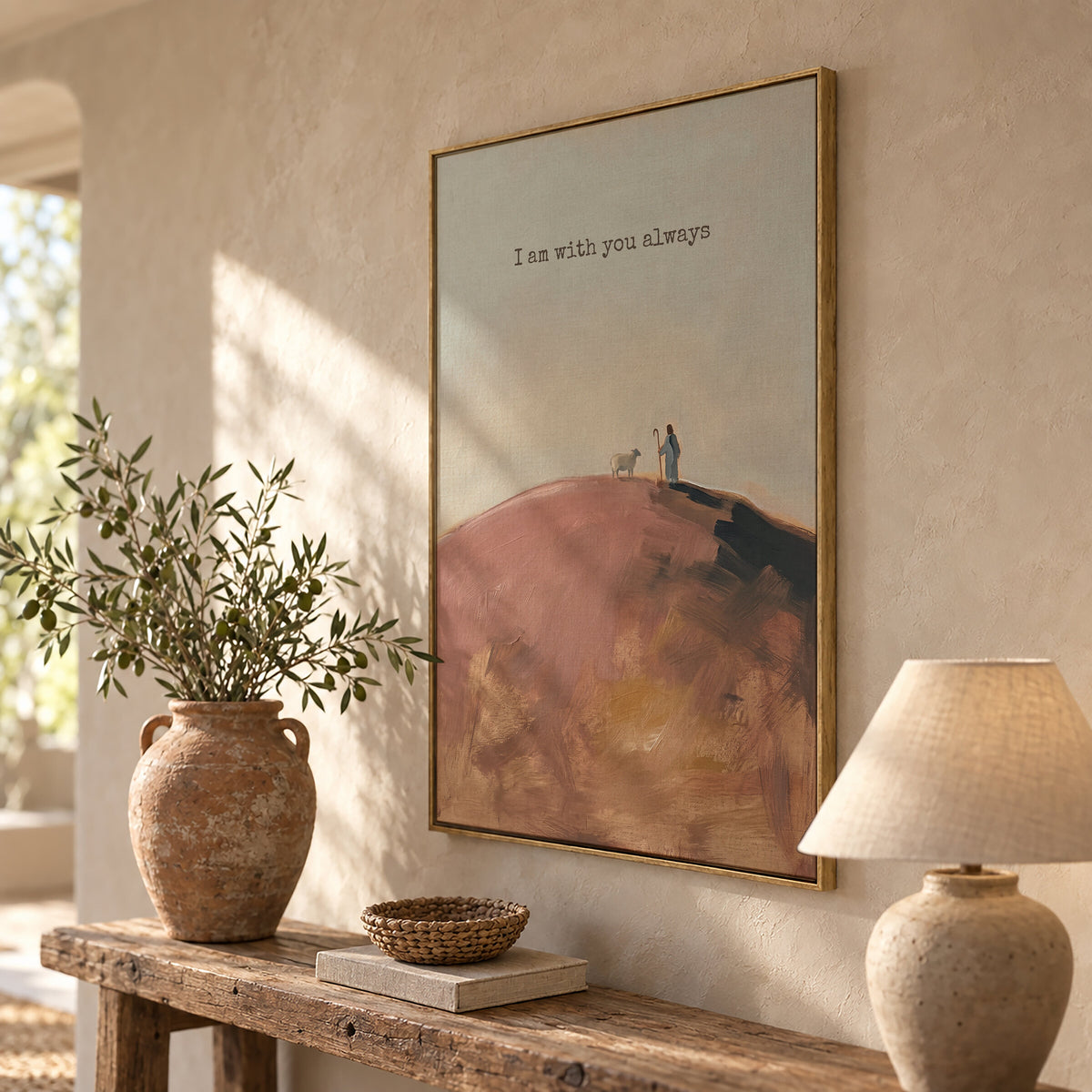 I Am with You Always wall art