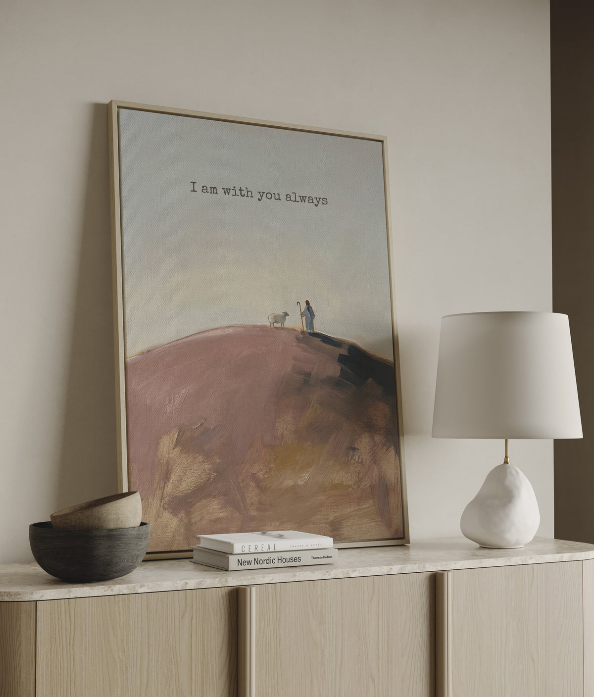 I Am with You Always wall art