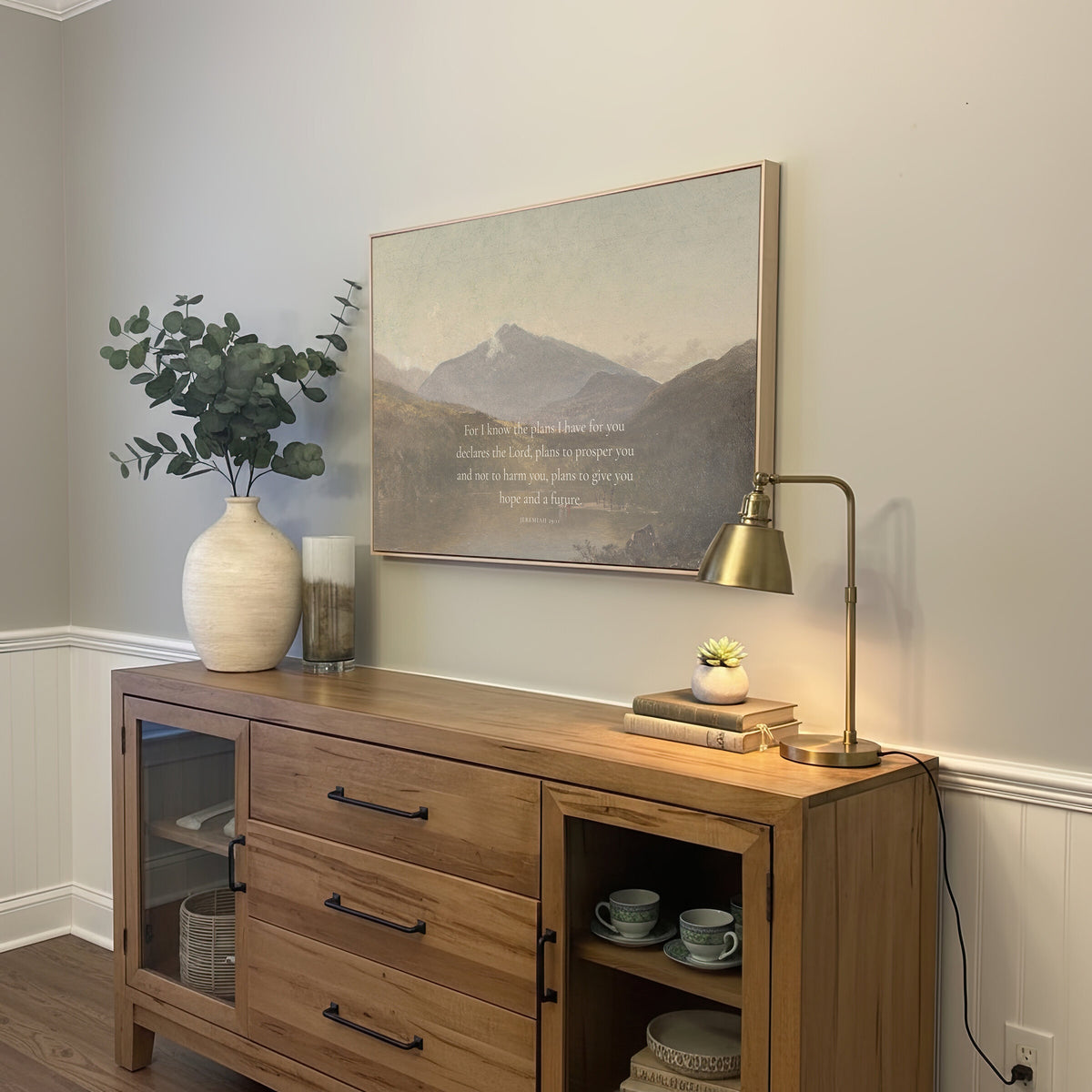 Hope and a Future Ivory wall art