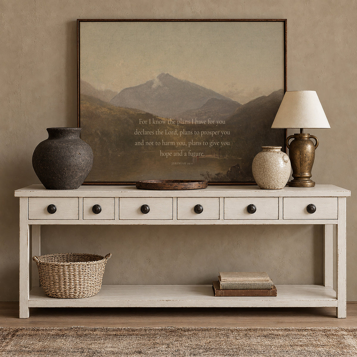 Hope and a Future Ivory wall art