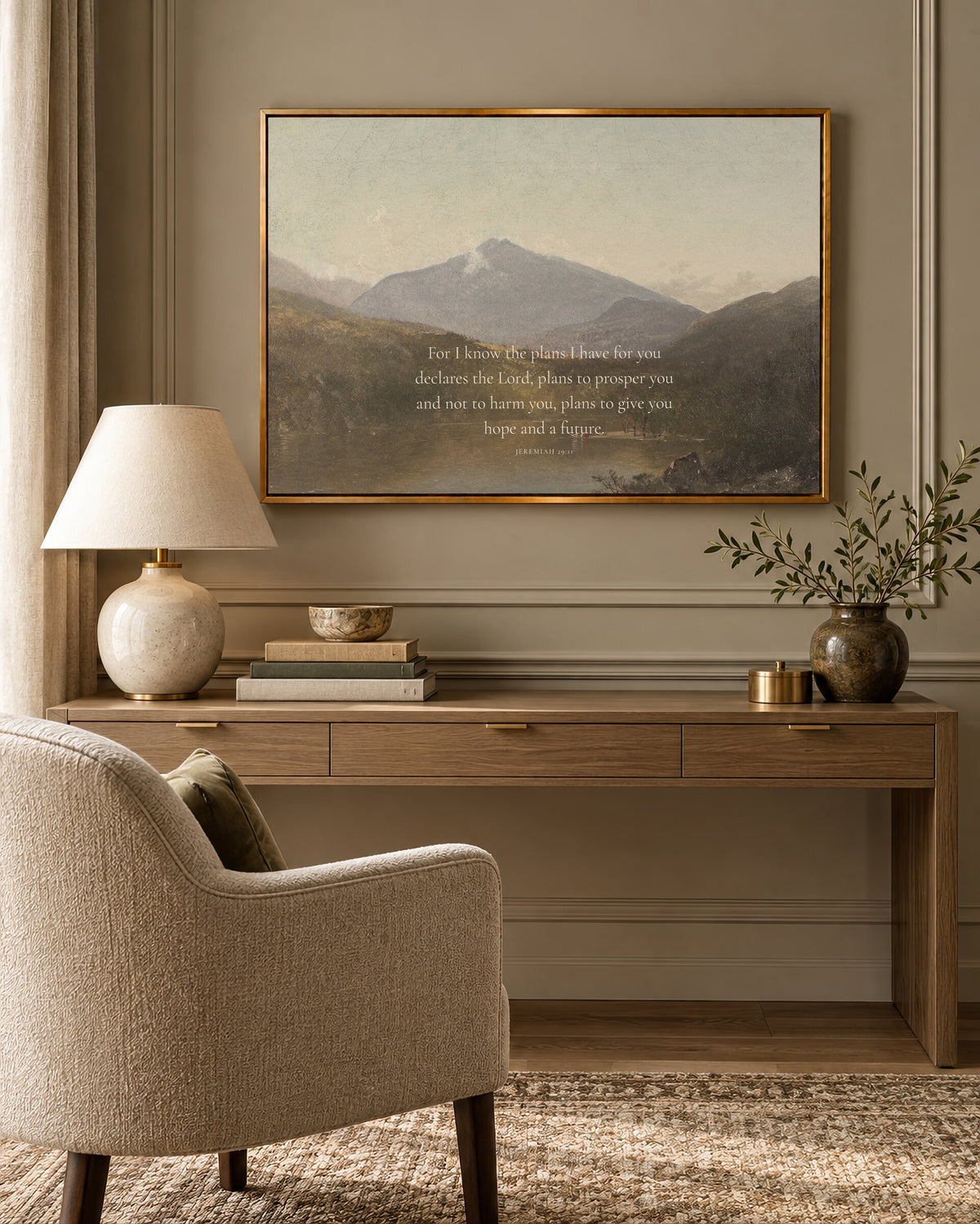 Hope and a Future Ivory wall art