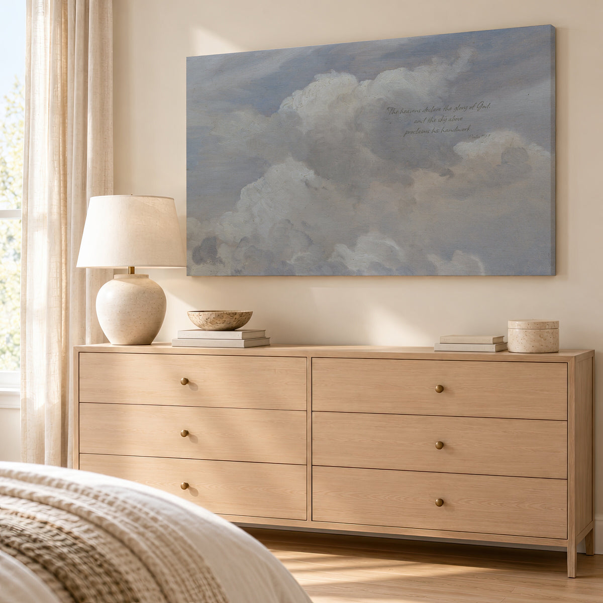 The Heavens Declare Moody wall art