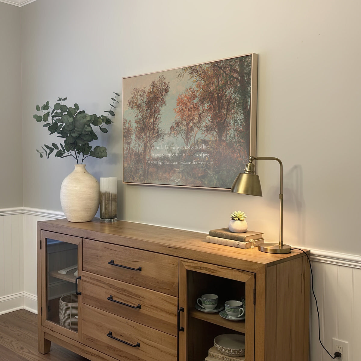 Fullness of Joy Ivory wall art
