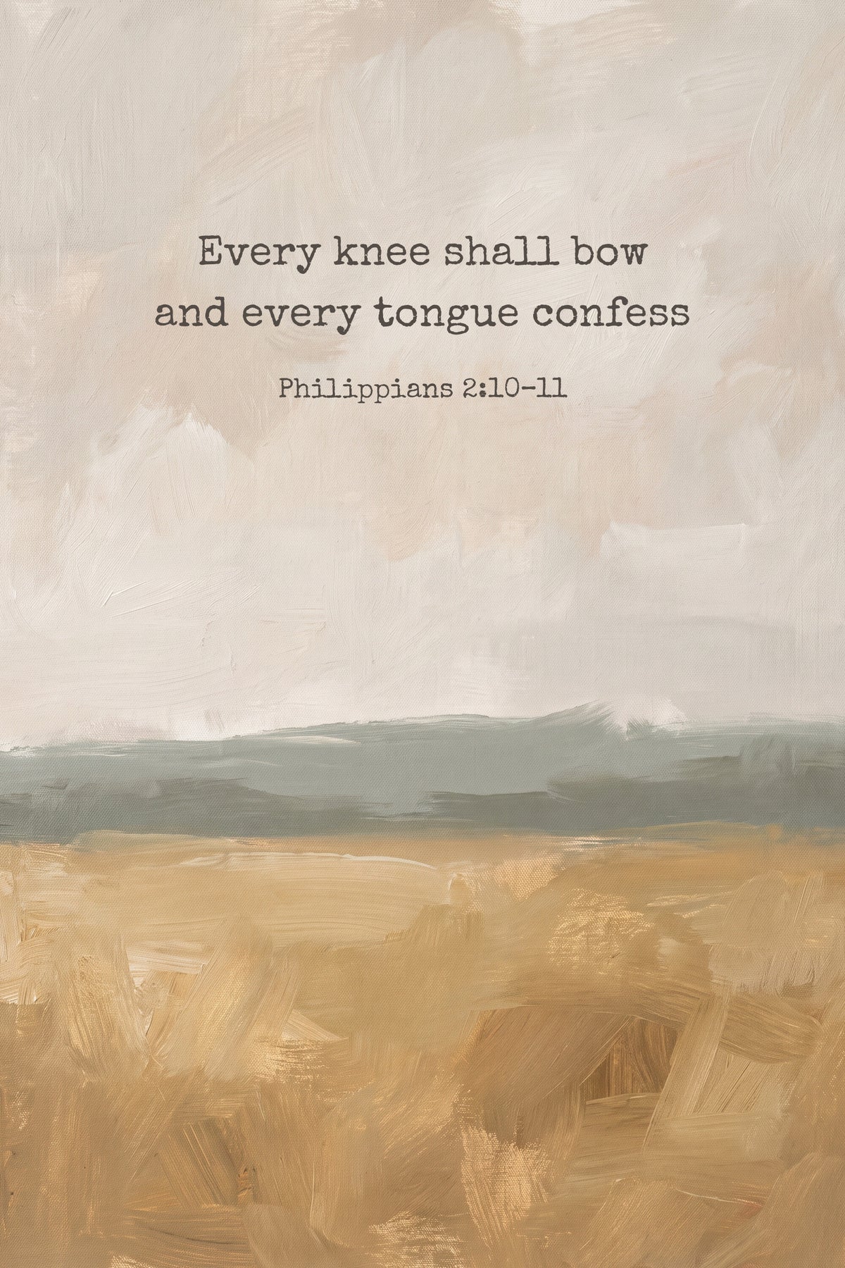 Every Knee Shall Bow artwork
