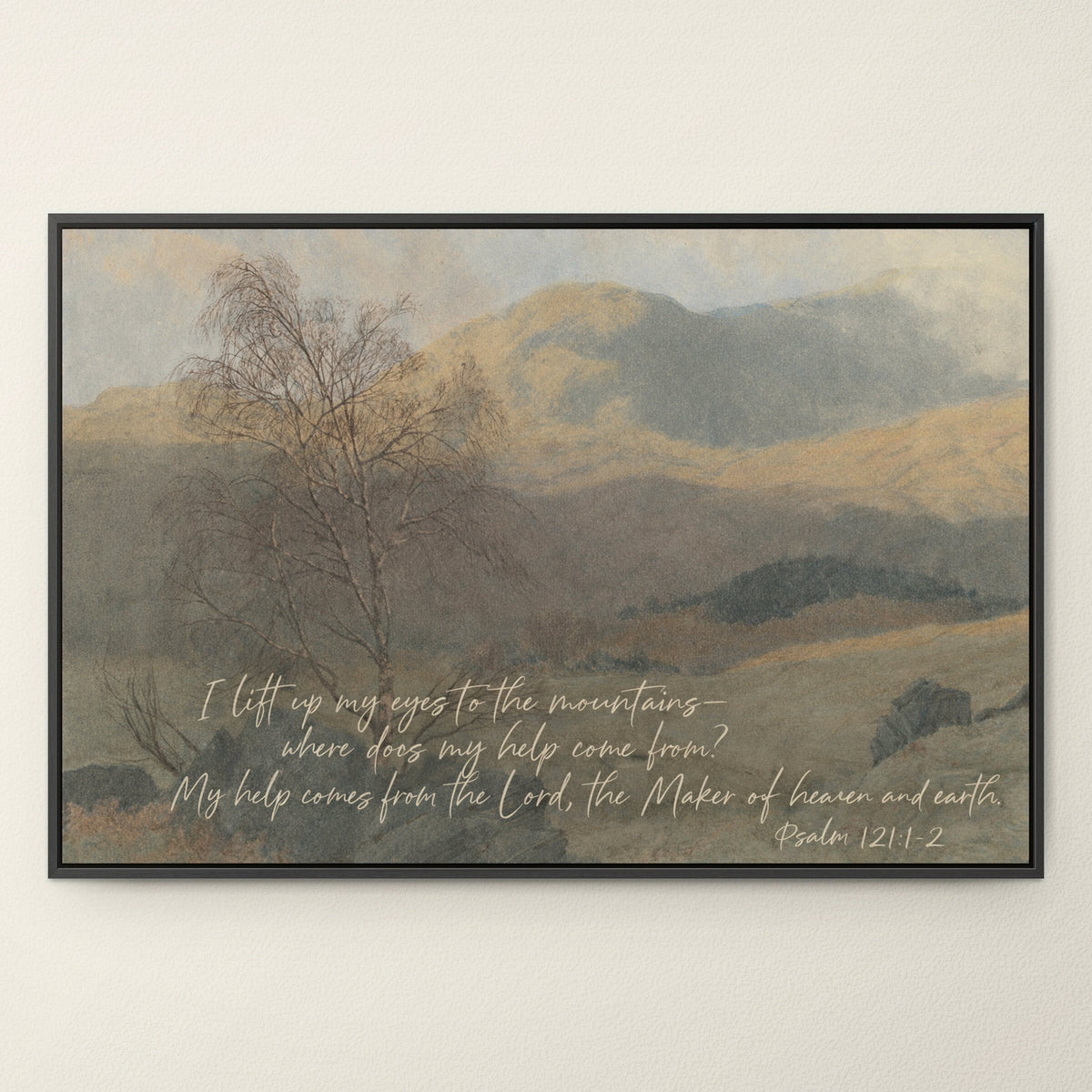 Faith in the Mountain Valley wall art