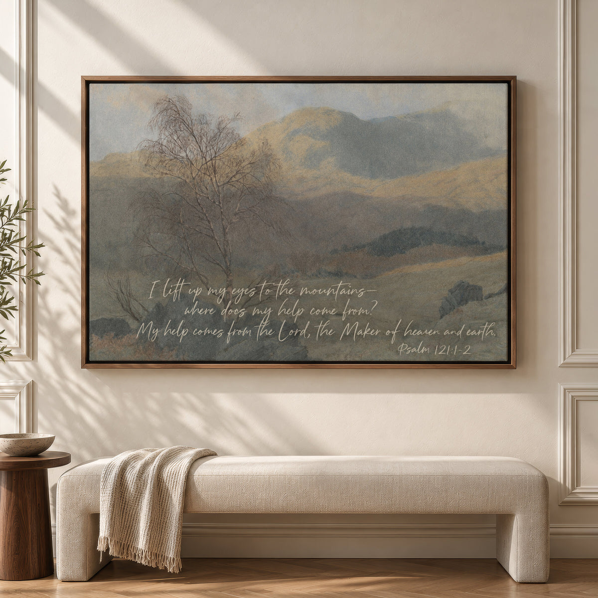 Faith in the Mountain Valley wall art