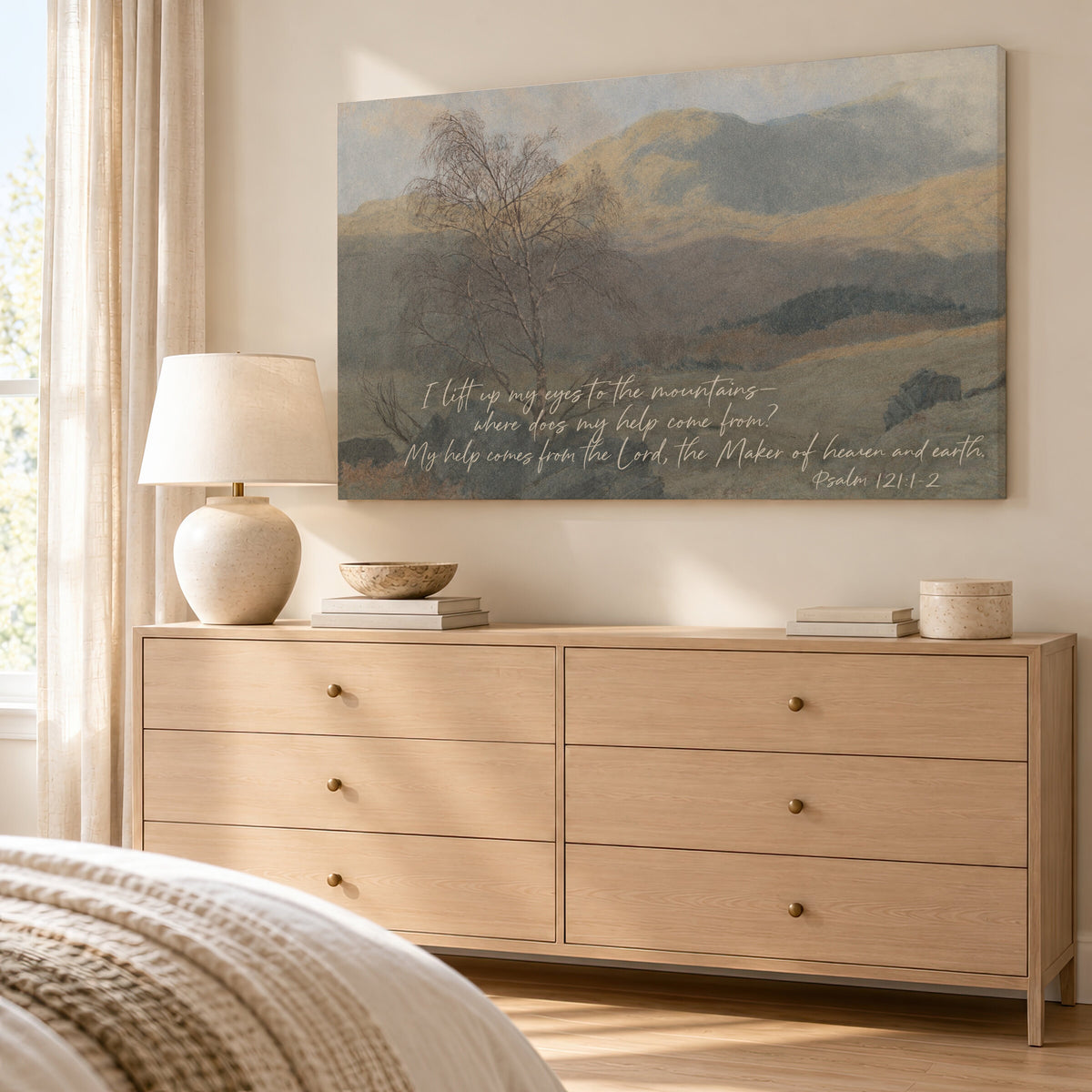Faith in the Mountain Valley wall art